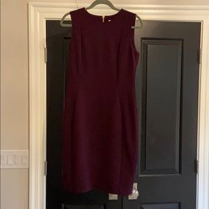 Calvin Klein plum sleeveless dress